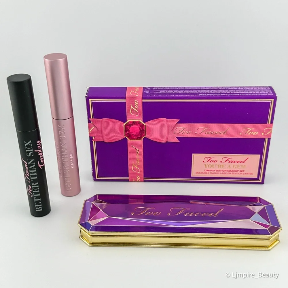 🆕 TOO FACED You’re A Gem Limited Edition Makeup Set: Eyeshadow, Mascara & Primer
